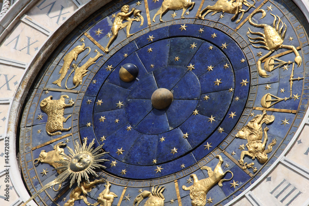 Astronomical clock in Venice, Italy