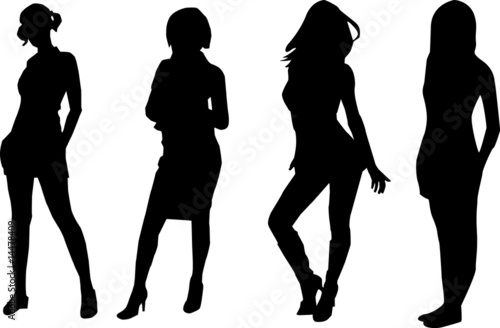 girls silhouette