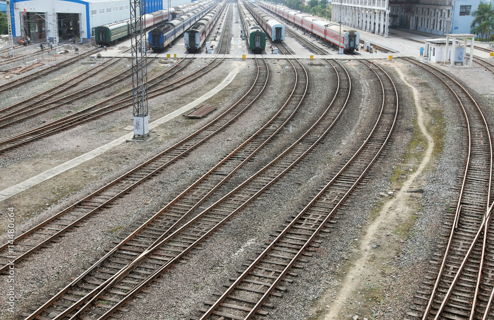 Fototapeta premium Railway station