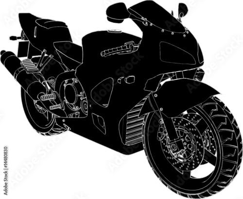 Motorcycle Vector 05