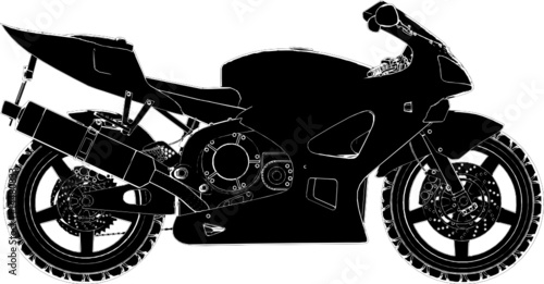 Motorcycle Vector 04