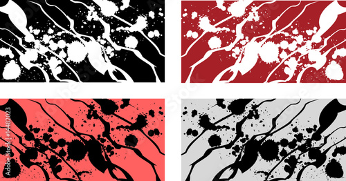 backgorund scattered brush