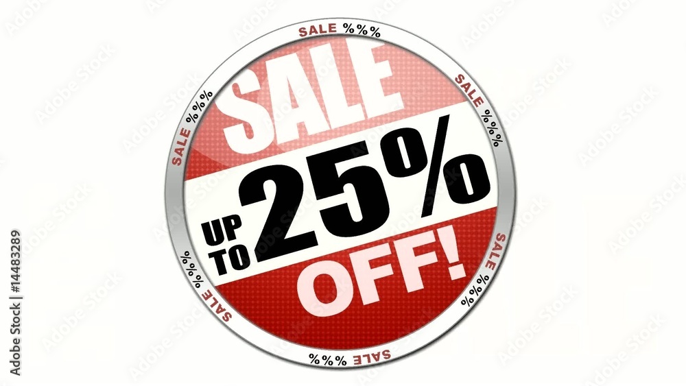 sale up to 25% off