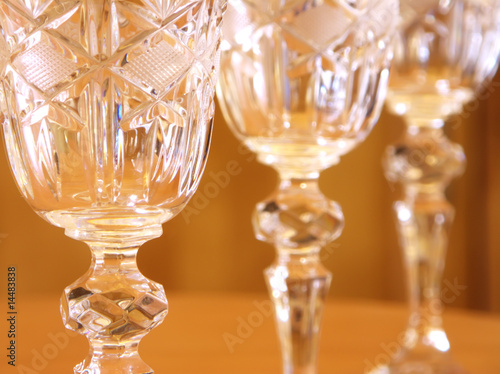 Fotografía Crystal glasses