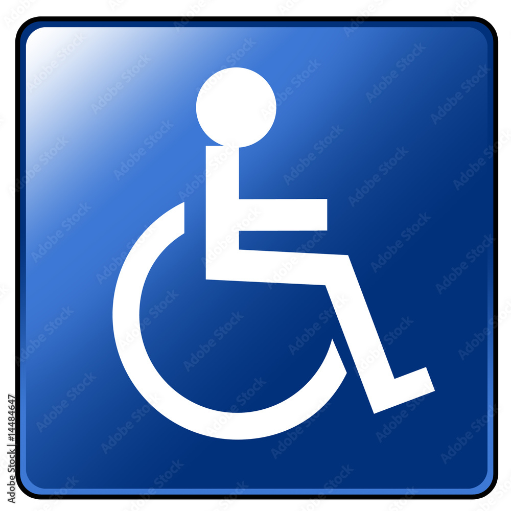 panneau Handicapé panneau Handicapé