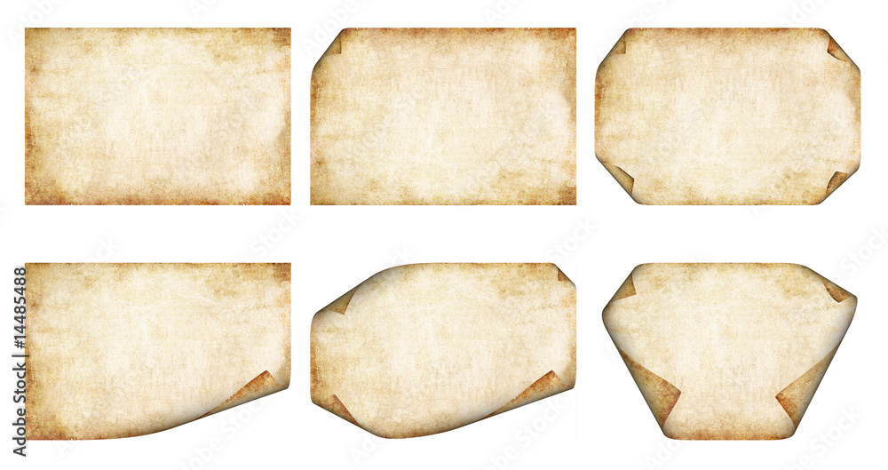 Collection of Old Parchments Collection of Old Parchments