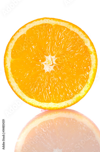 slice fresh orange