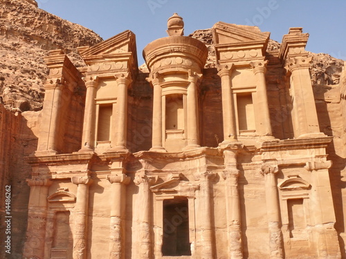 Monastery. Petra. Jordan.