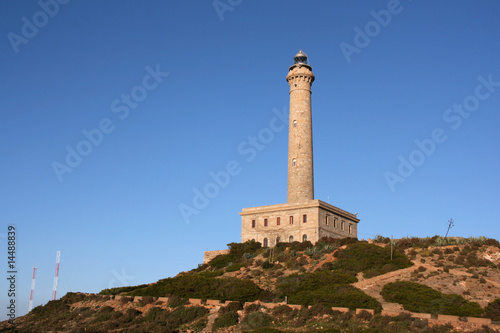 Lighthouse in Cabo de Palos, Spain