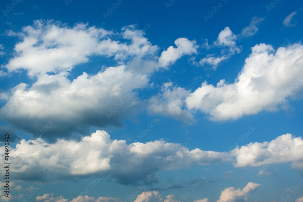 Blue sky with clouds