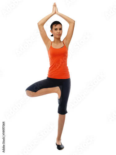 yoga, der baum, für konzentrationsfähigkeit & balance