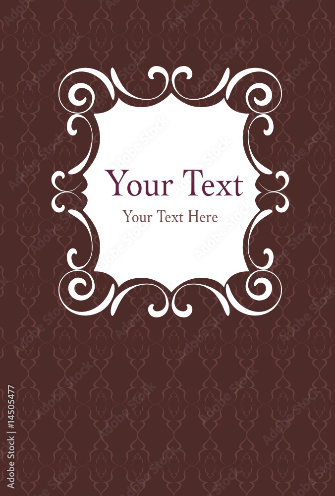 Template design for greeting card Template design for greeting card