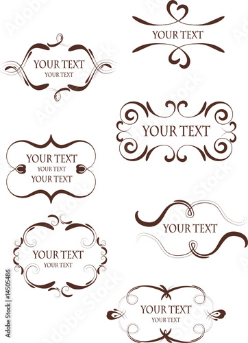 Collection of design retro frames