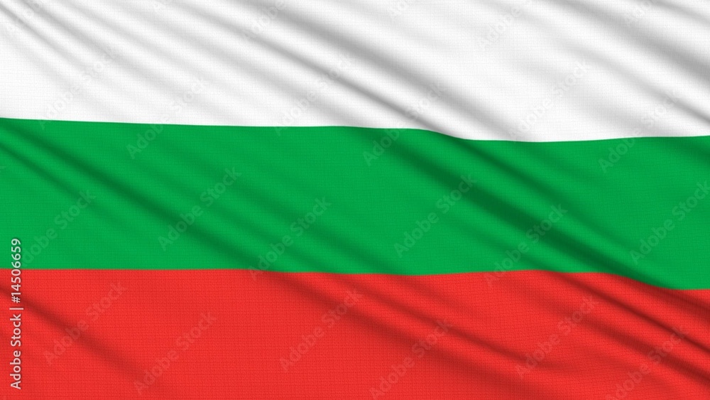 Bulgaria flag, with real structure of a fabric Bulgaria flag, with real structure of a fabric