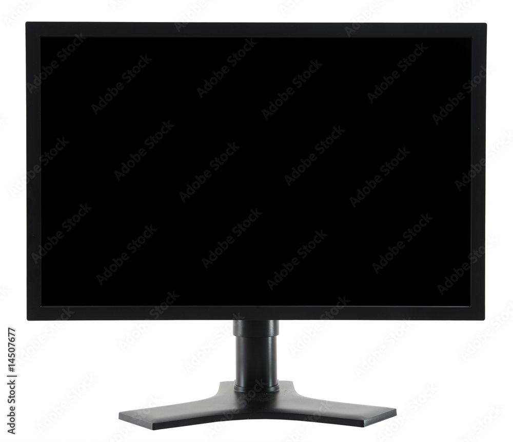 generic black LCD monitor generic black LCD monitor
