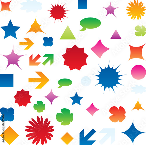 vector isolated web elements