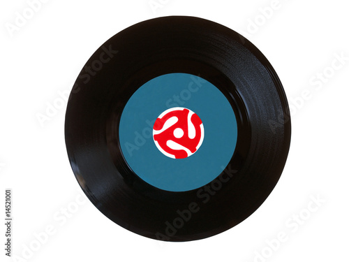 Vinyl 45 rpm disk
