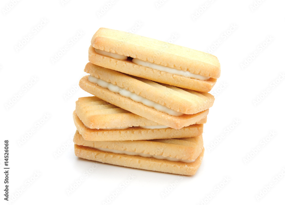 Jam and cream biscuits Jam and cream biscuits