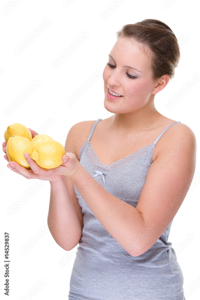 Woman with lemon Woman with lemon