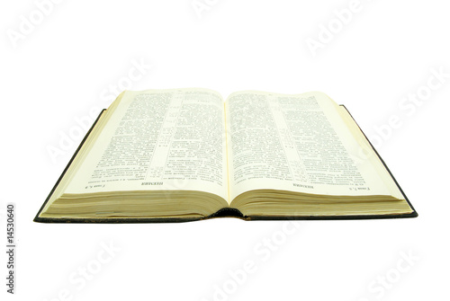 opened bible