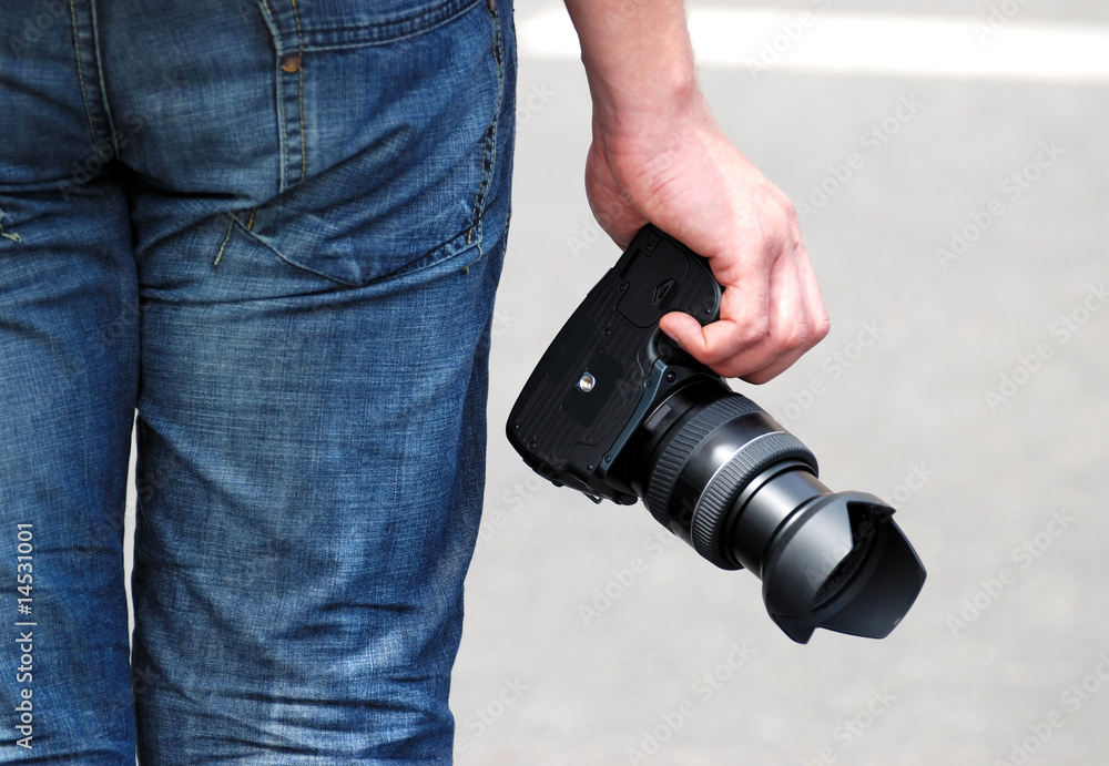 camera in hand camera in hand