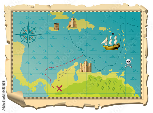 pirate treasure map