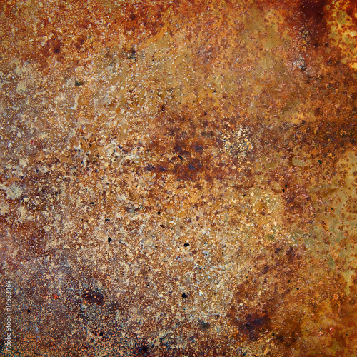 strongly rusty metal plate © Andrey Zyk