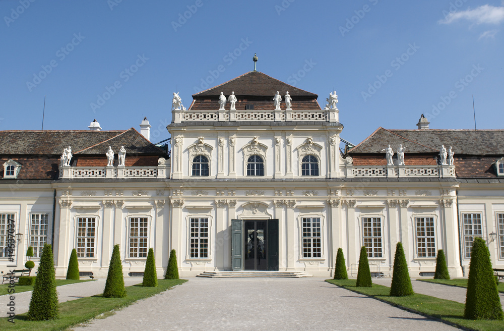 The Belvedere is a baroque palace complex