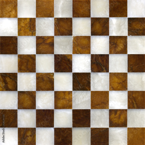 Wallpaper Mural Marble chessboard