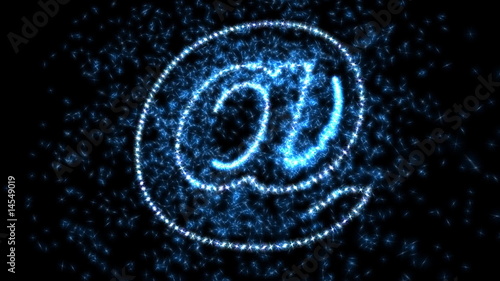 glowing contact animation photo