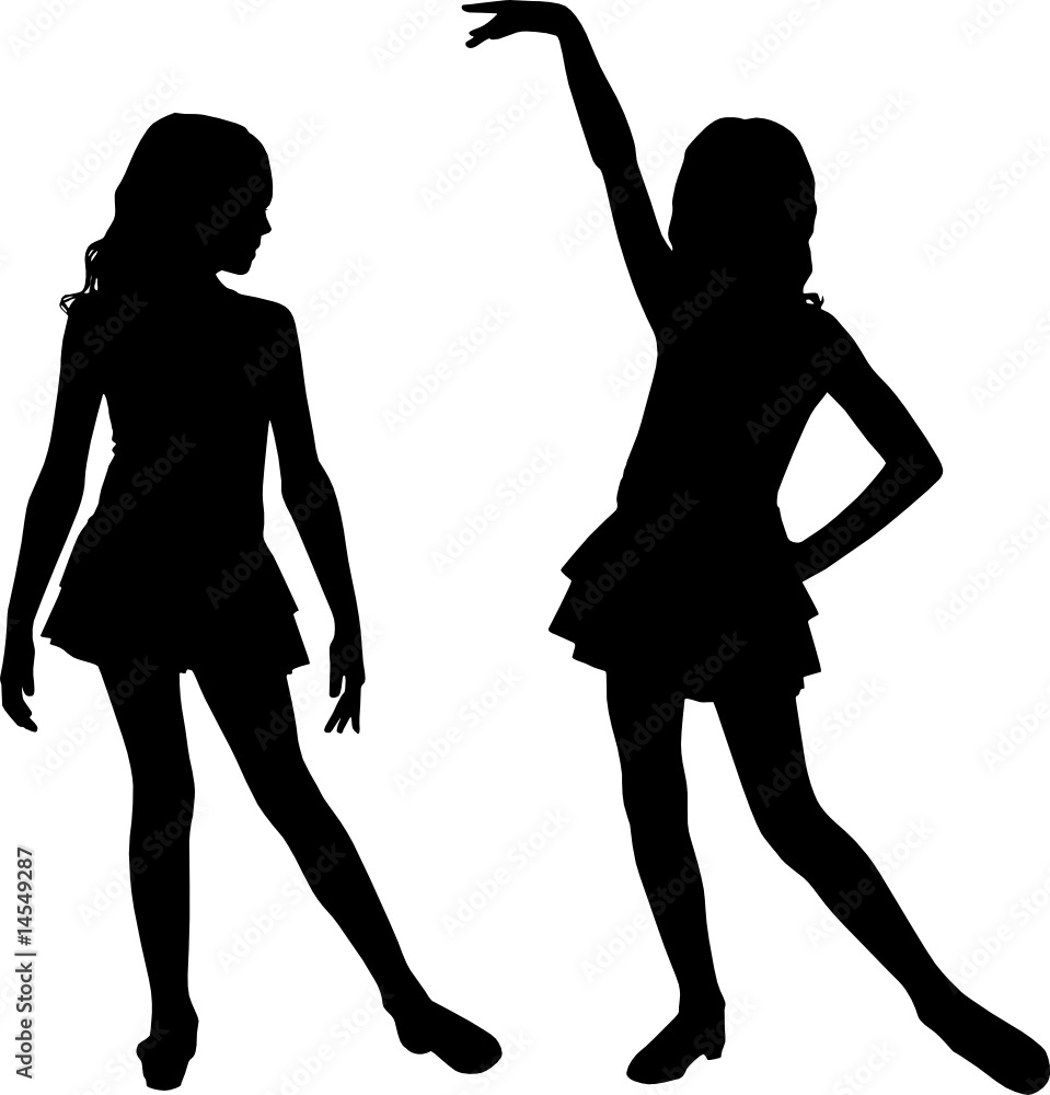happy silhouette children happy silhouette children