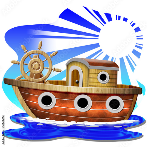 Barca Clip Art-Boat Cartoon-Bateau photo