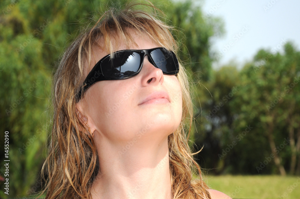 blonde girl looking to the sun 2 blonde girl looking to the sun 2