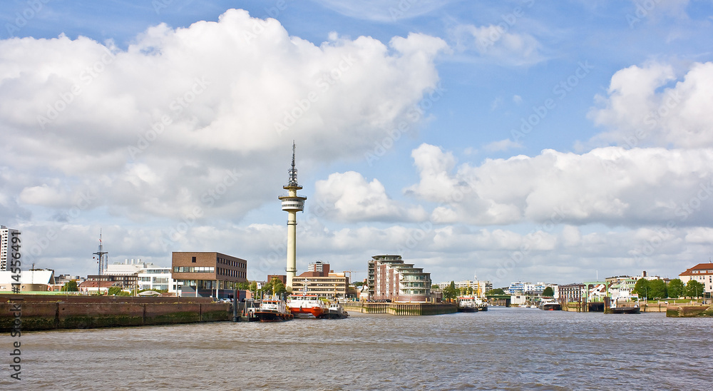 Blick auf Bremerhaven