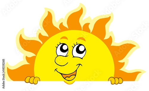 Cute lurking Sun