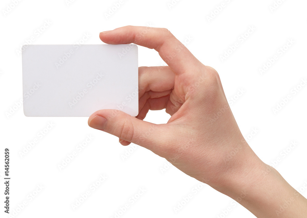 Obraz premium Hand with the credit card