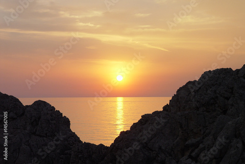 Sunset on the Island of Capri