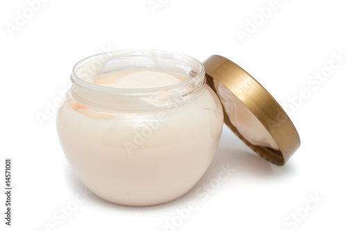 Can with hand cream isolated