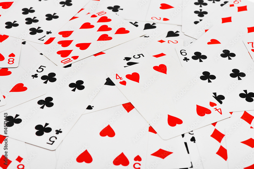 Playing cards background Playing cards background