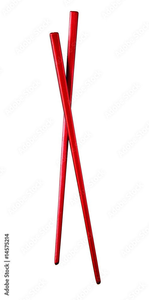 Hair piece Chop Sticks, red Hair piece Chop Sticks, red
