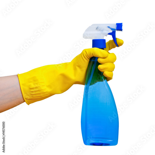 Wallpaper Mural Hand holding spray bottle Torontodigital.ca