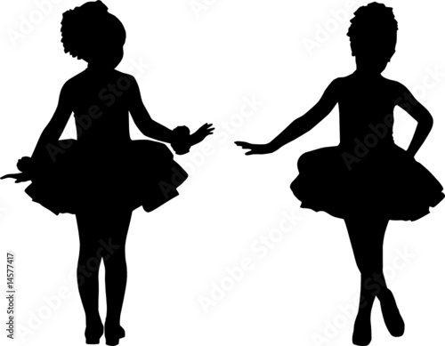 silhouette small ballerina