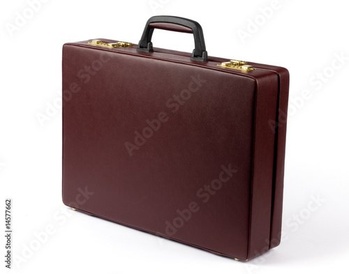 Leather briefcase photo