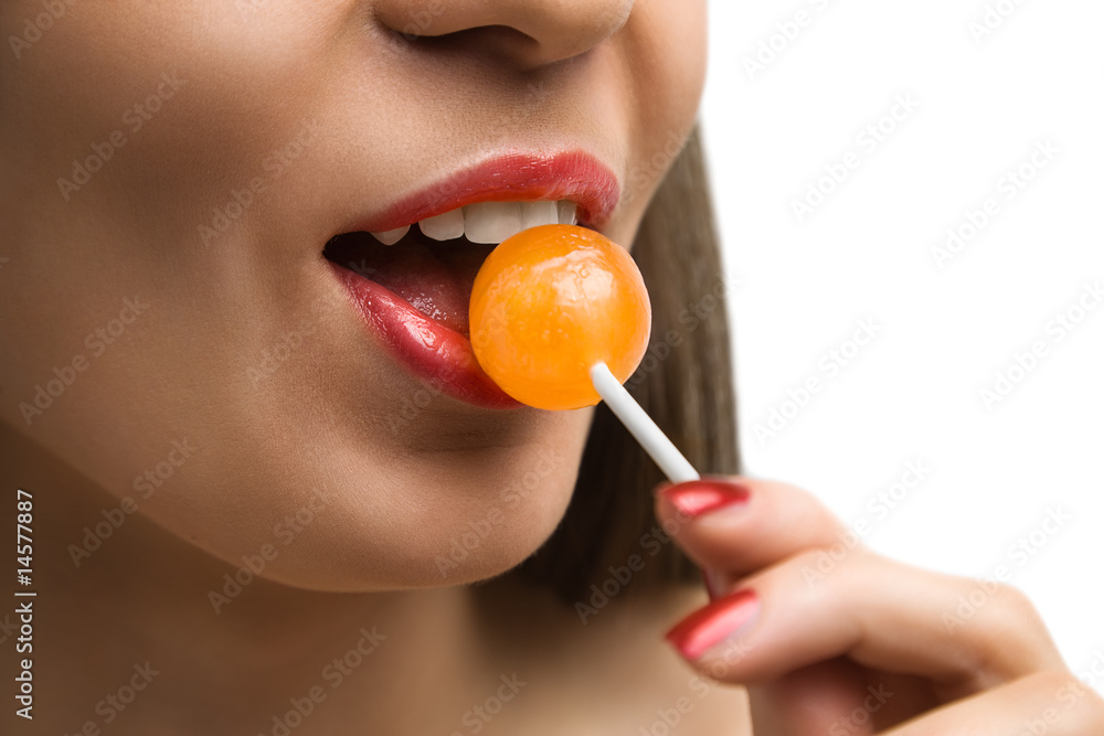 Girl and lollypop-1 Girl and lollypop-1