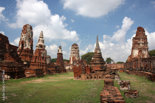 Wat Prha Mahathat Temple in Ayutthaya