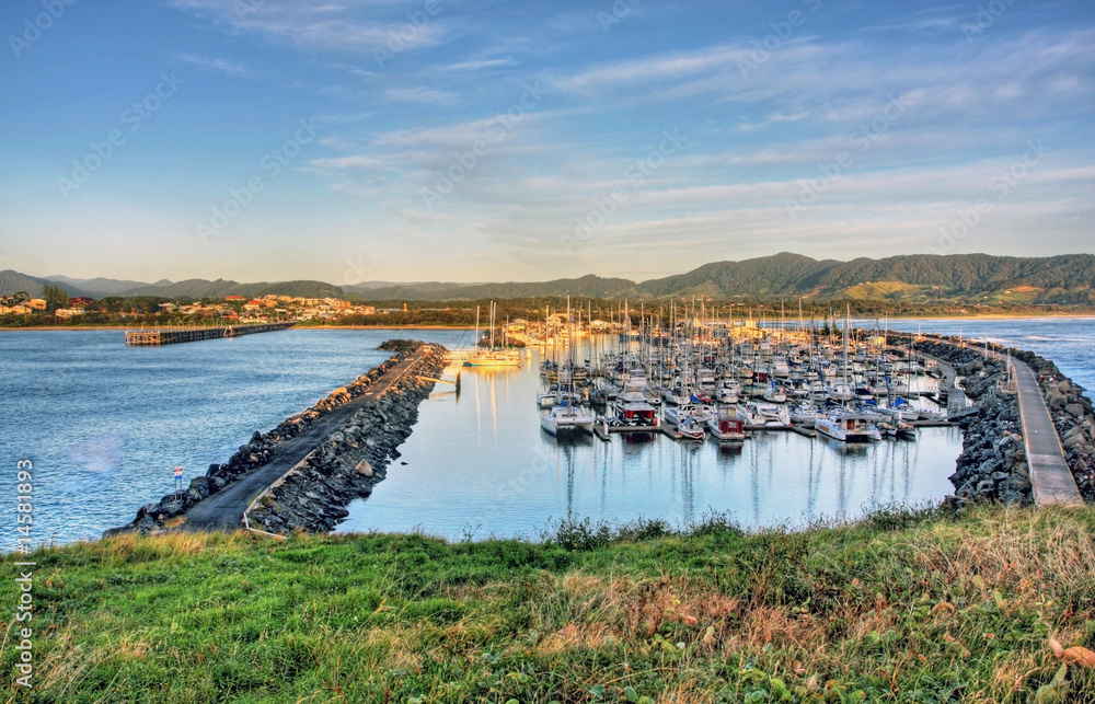 Obraz premium View onto Coffs Harbour