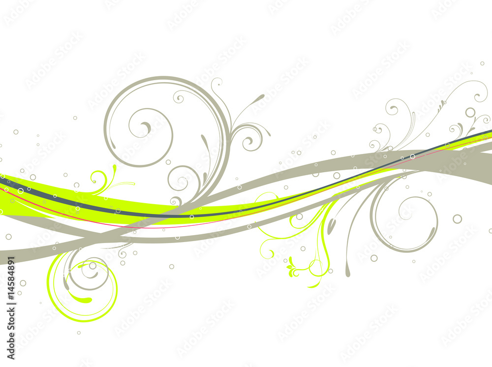 Vector illustration of Floral Decorative background Vector illustration of Floral Decorative background