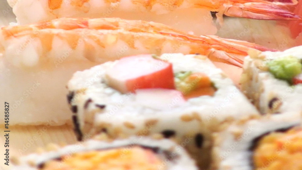Sushi seamless loop background - HD Sushi seamless loop background - HD