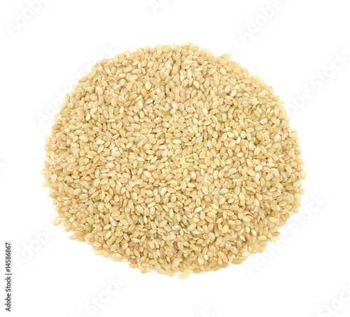 Organic short brown rice