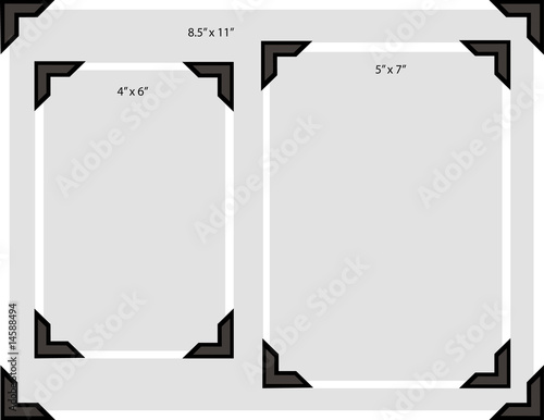 Photo Corners Sizes